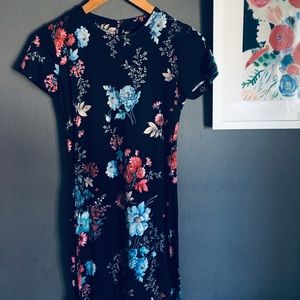 Knee length floral dress